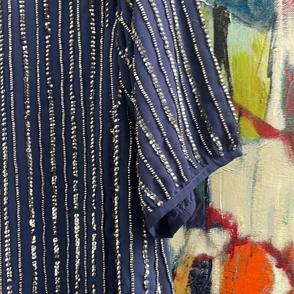 Velvet by Graham Spencer beaded dress - Picture 6 of 13